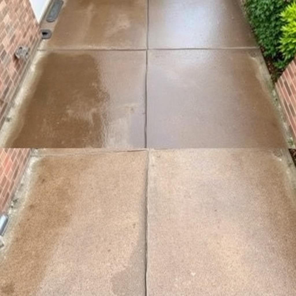 Before — Concrete driveway