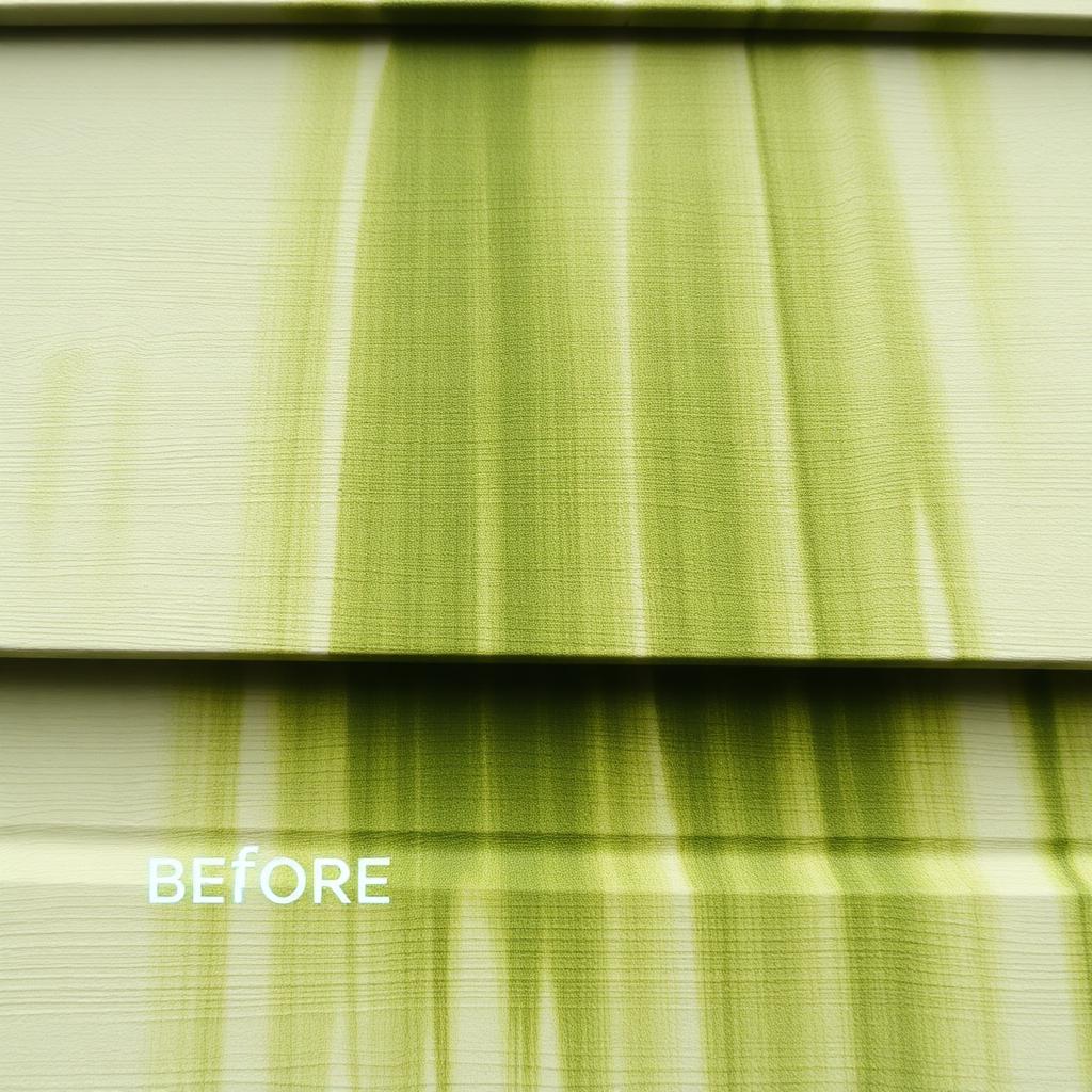 Before — Vinyl siding
